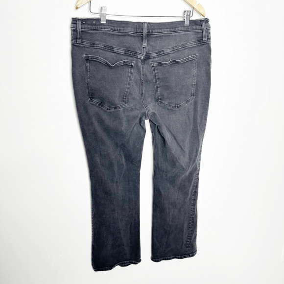 MADEWELL Tall Kick Out Crop Jean womens Starkey Wash NJ716 GRAY stretch 33 tall - Picture 5 of 8
